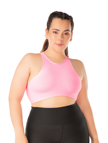  Basic Crop top Rio - Pink