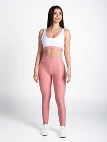  Elite Legging with Scrunch- Pink Rose