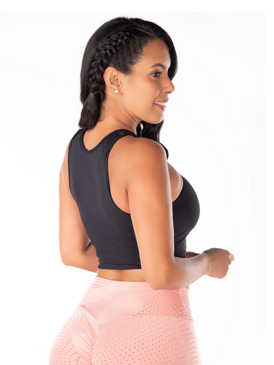 Basic Crop Top Bahia - Black