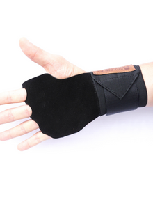  Hand Grips with Wrist Straps - Black