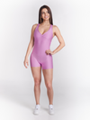 Monogram Bodysuit Short-Pink