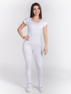 Victoria Bodysuit Long-White