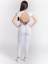 Victoria Bodysuit Long-White