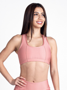  Monogram Racerback Top-Rose