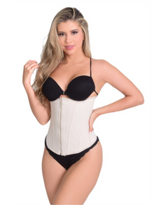  Waist Zippered 804-Beige