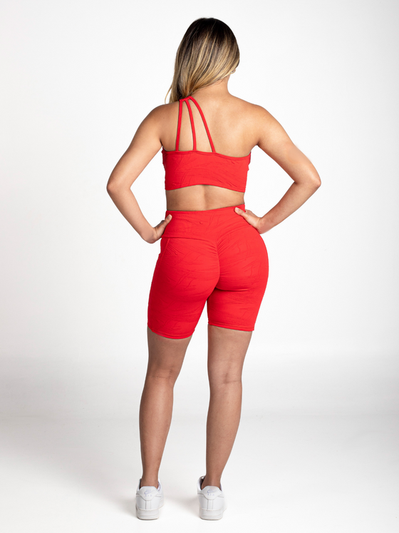 Venice Short Pocket & Scrunch - Red