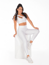 Waves Legging With Scrunch-White