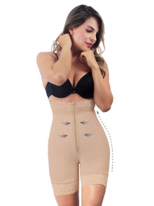  High Waist Strapless Faja with Zipper 3016