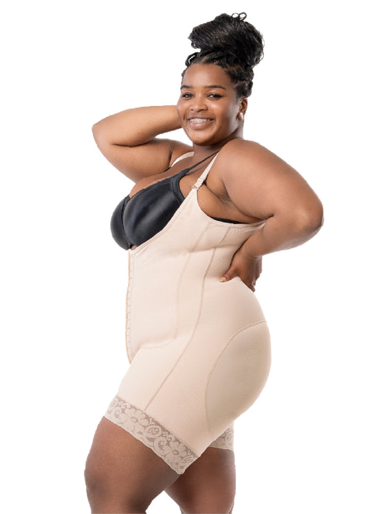 Alegra Faja Short 3- row hook with Straps 3010