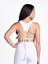 Snake Open-Back Top- White