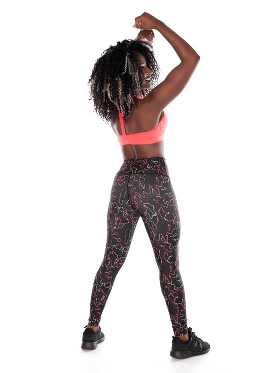 Legging Magic Reversible- Neon Lines