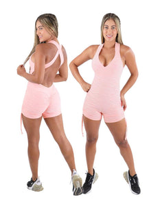  Silvia Bodysuit with Scrunch - Baby pink