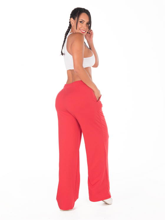 Moon Sweatpants - Red