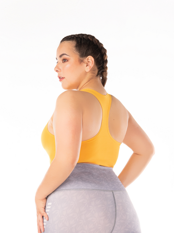 Basic Racer Back top Heaven - Mustard