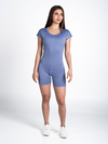 Victoria Bodysuit short-Baby Blue