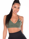 Bikini-Cup Top - Olive Green