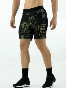  Men's CrossFit Short - Black Trip