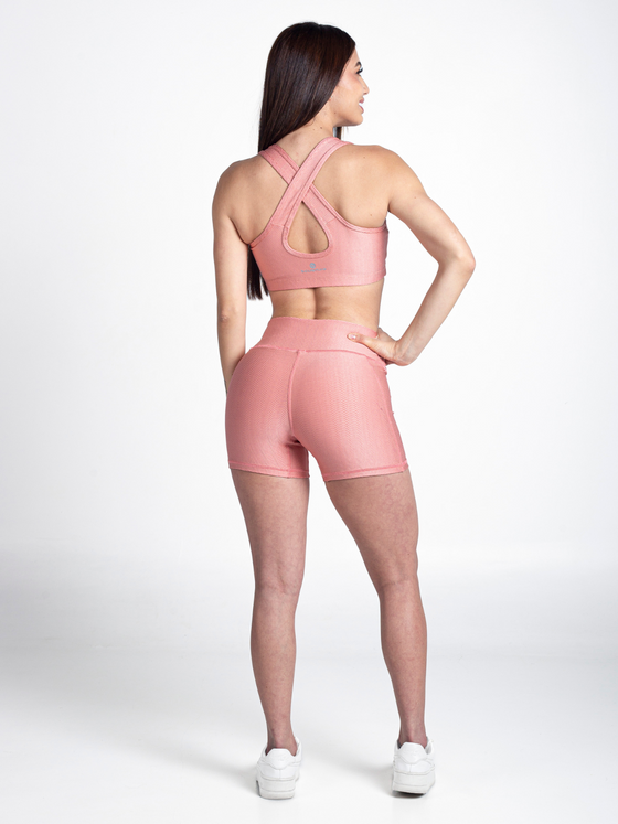 Monogram Racerback Top-Rose