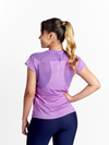 Sport T-Shirt with Mesh - Purple