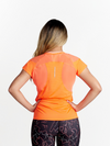 Sport T-Shirt with Mesh - Neon Orange