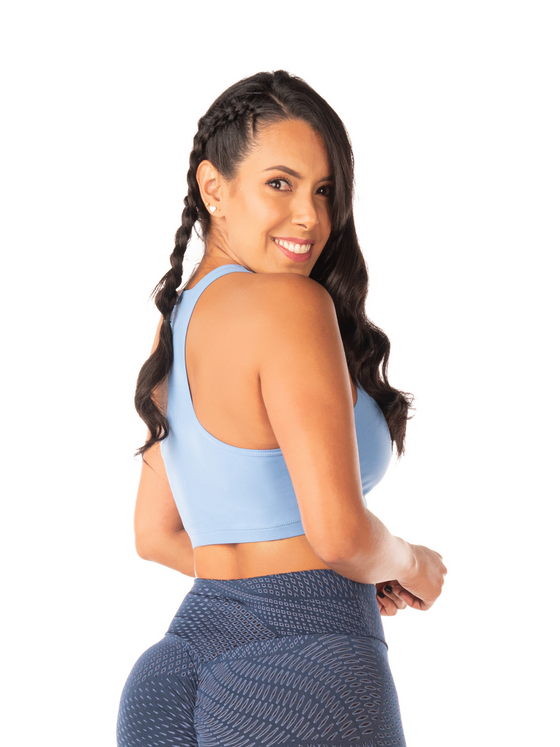 Basic Racer Back top Heaven - Baby Blue