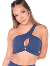 Venice One Shoulder Top - Dark Blue