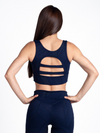 Coco Twist Top- Navy Blue