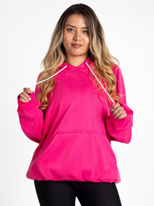  Moon Hoodie - fuchsia