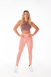 Electra Legging with Scrunch - Pink