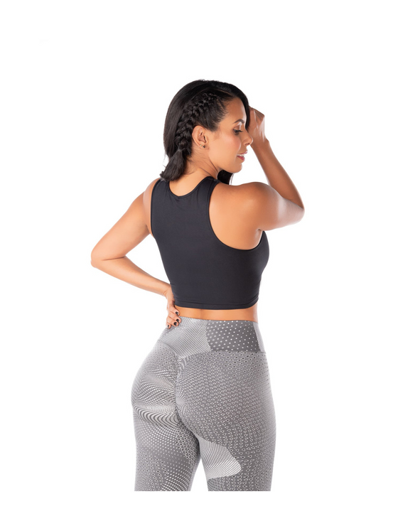 Electra Legging with Scrunch- Gray