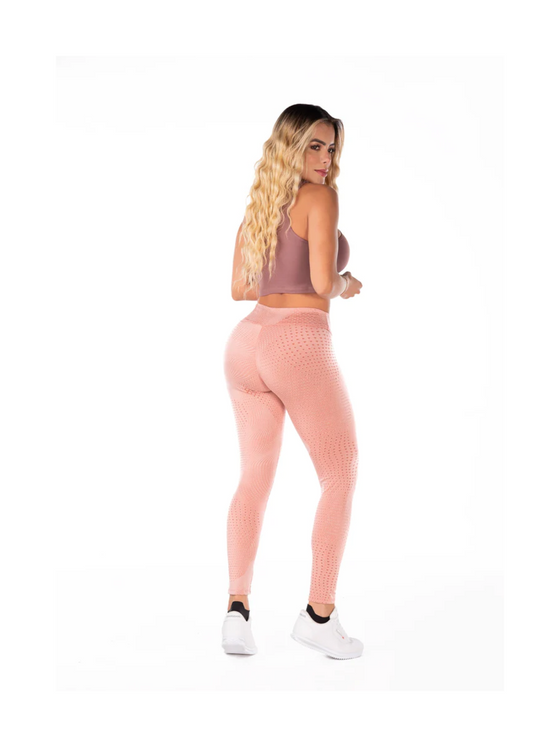 Electra Legging with Scrunch - Pink