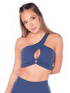 Venice One Shoulder Top - Dark Blue