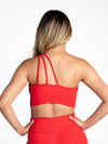 Venice One Shoulder Top - Red