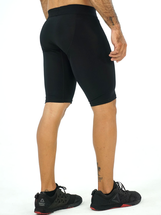 Men's Dri-Fit Short Tights-Black