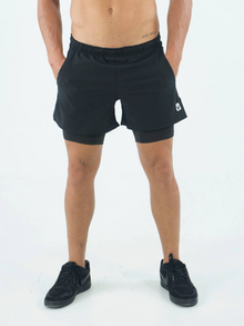  Men's Running Shorts-Black