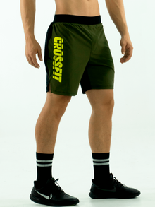  Men's CrossFit  Short- Green Army