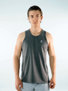 Men's -Sleeveless Mesh top- Gray