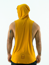 Men's Hoodie Sleeveless Tank -  Mustard