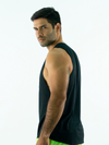 Men's Sleeveless Tank top - Black