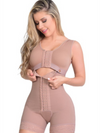 Faja Bodysuit short with Bra 712-Cocoa