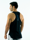 Men's Cotton Muscle Shirt- Black