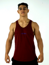 Men's Cotton Muscle Shirt-Wine