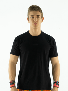  Men's Cotton T-Shirt - Black