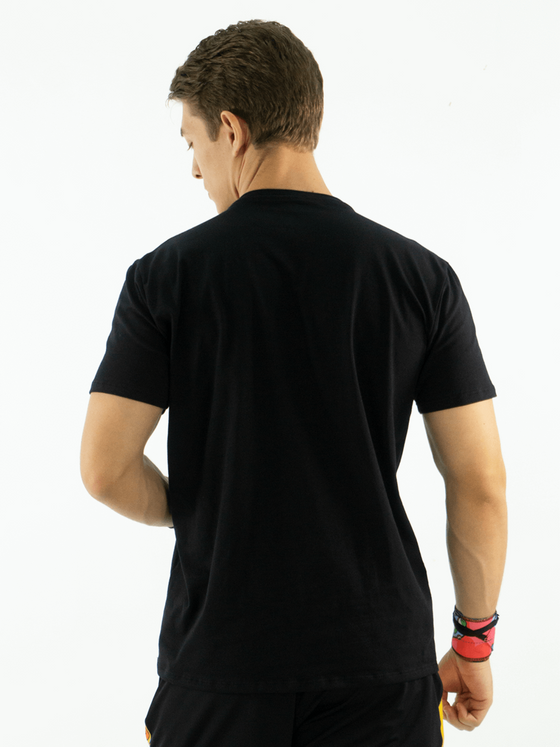 Men's Cotton T-Shirt - Black