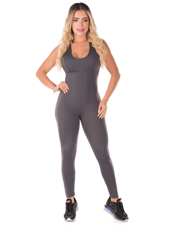 Cleo Bodysuit Long -Gray