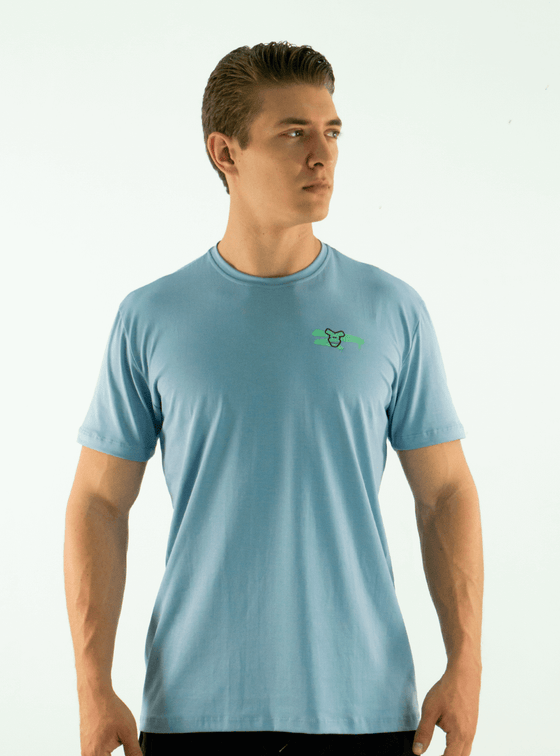 Men's Cotton T-Shirt - Blue