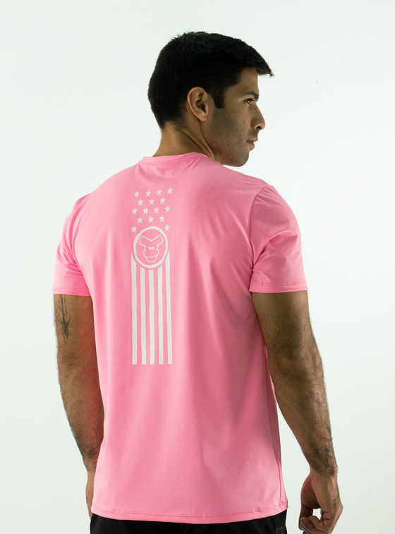 Men's Dri-FIT Shortsleeve Top - Pink