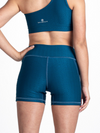 Monogram Short- Aqua