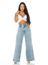 Jean Bolero High Waisted-Light Blue