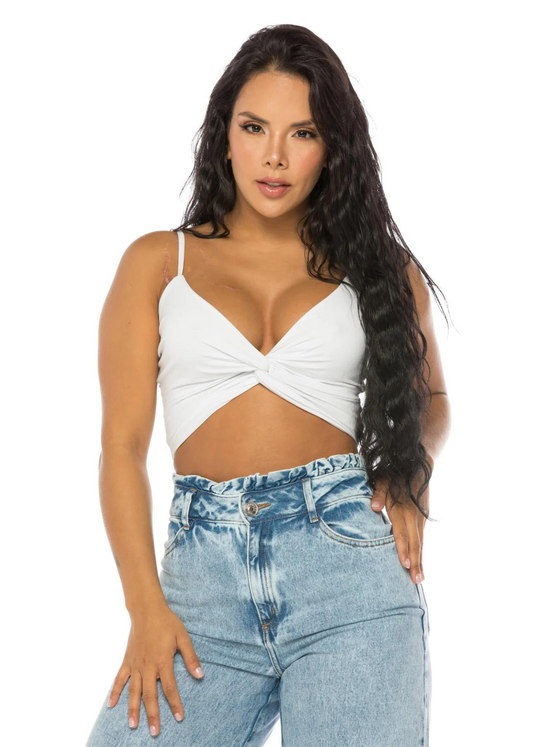 Jean Bolero High Waisted-Light Blue